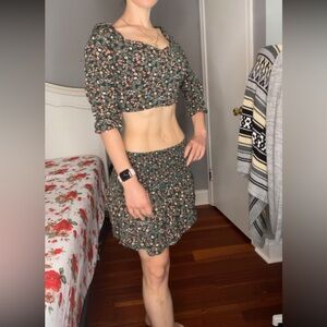 Floral two piece set